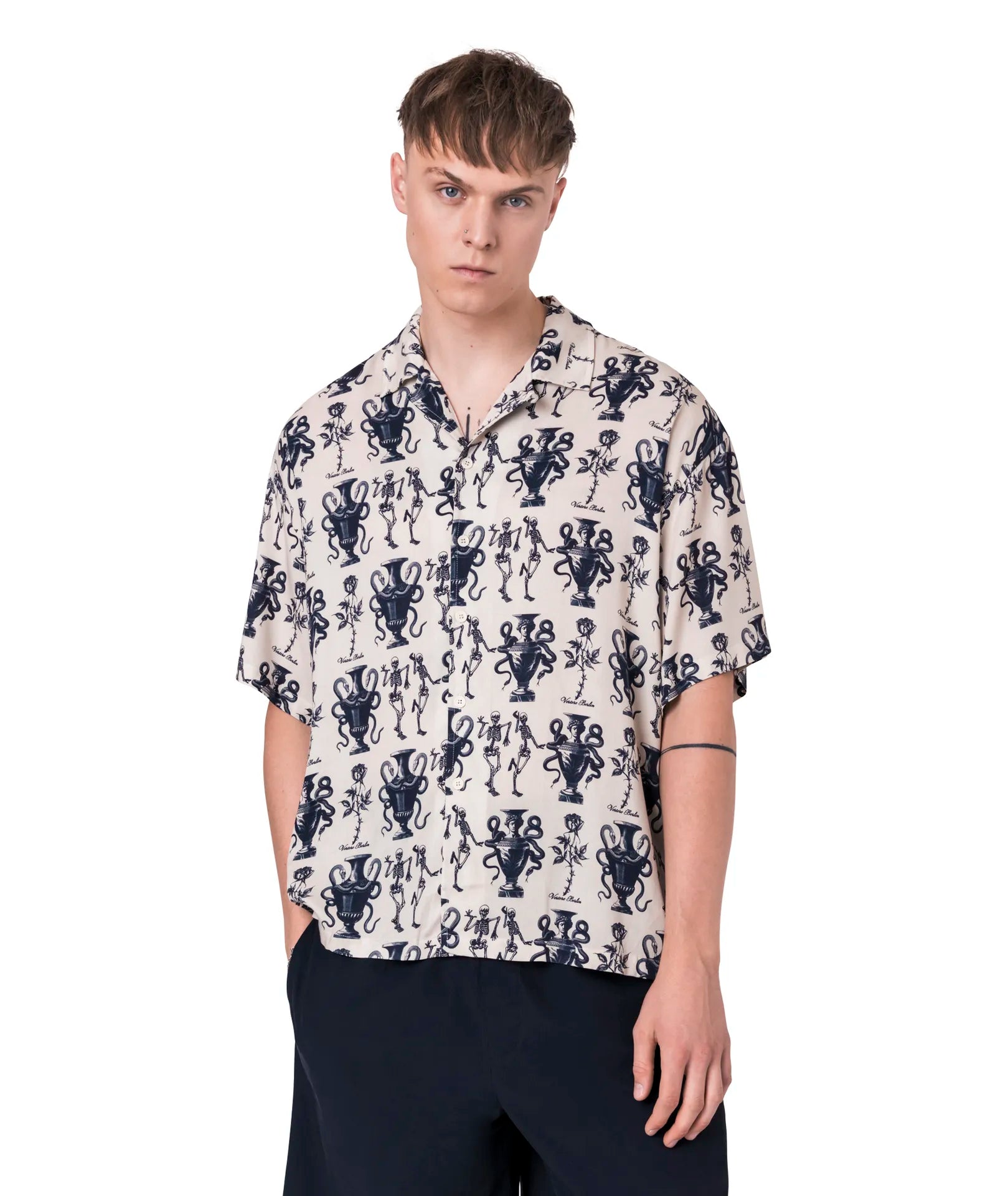 POISON VISCOSE SHIRT - BONE VERTERE BERLIN
