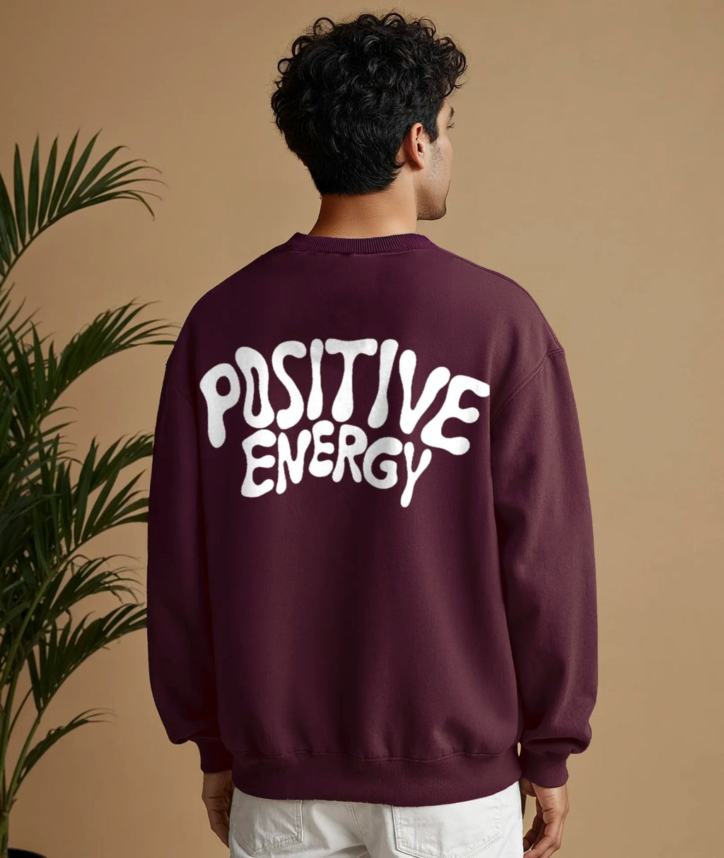 Positive Energy Sweater - Burgundy On Vacation