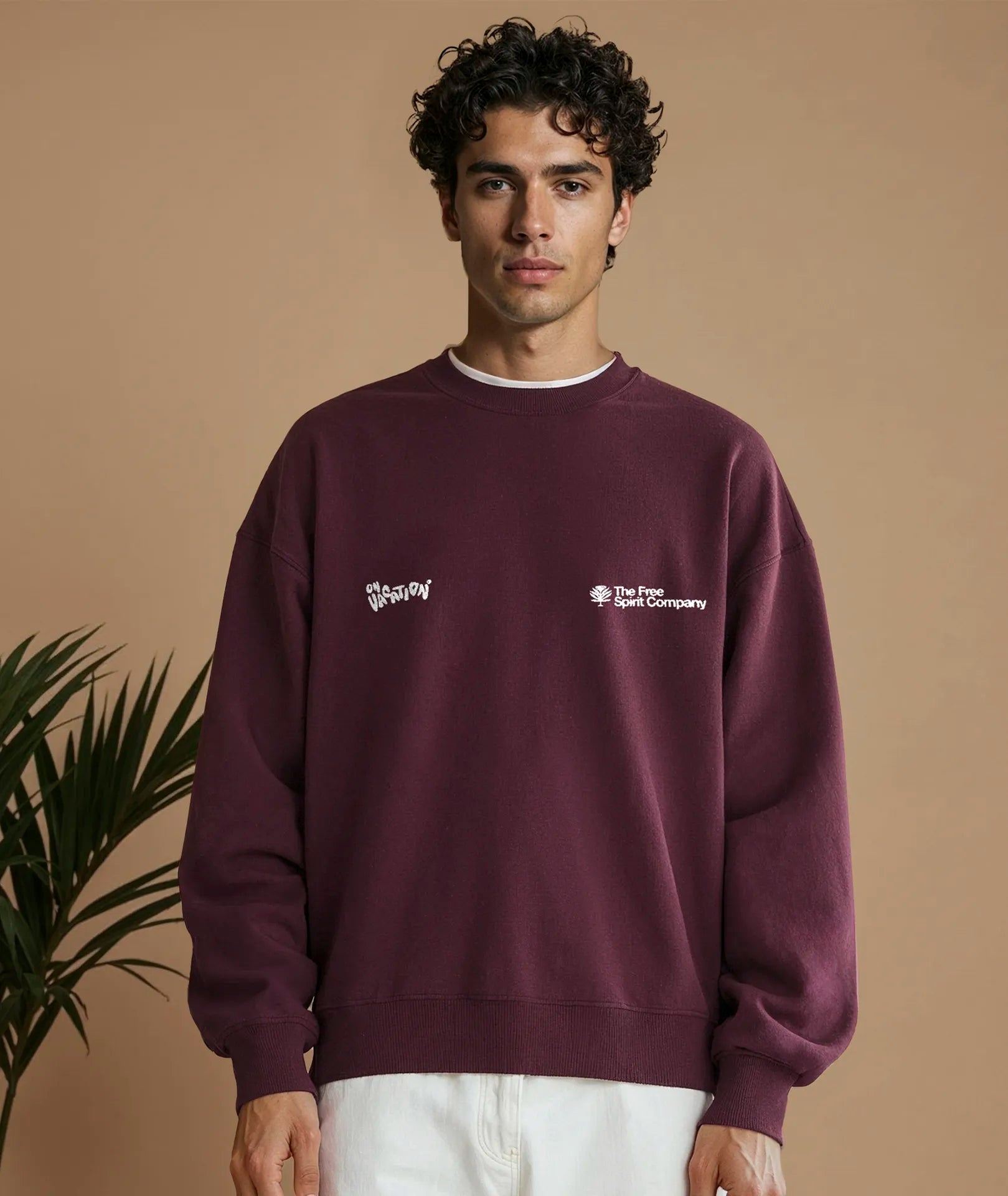 Positive Energy Sweater - Burgundy On Vacation