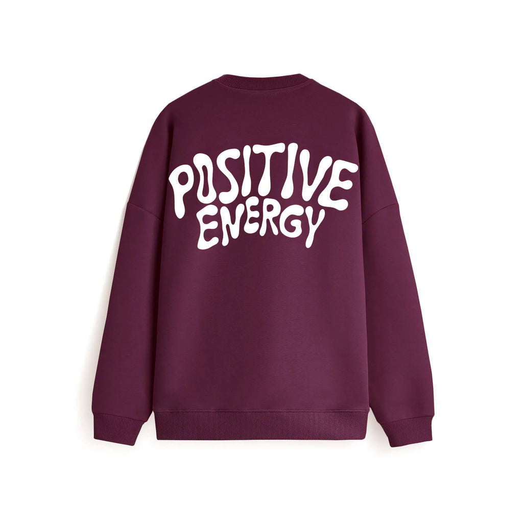 Positive Energy Sweater - Burgundy On Vacation