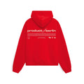 PRODUCT OF BERLIN HOODIE - RED VERTERE BERLIN