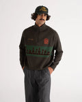 Retro Knit Half-Zip Green PROHIBITED