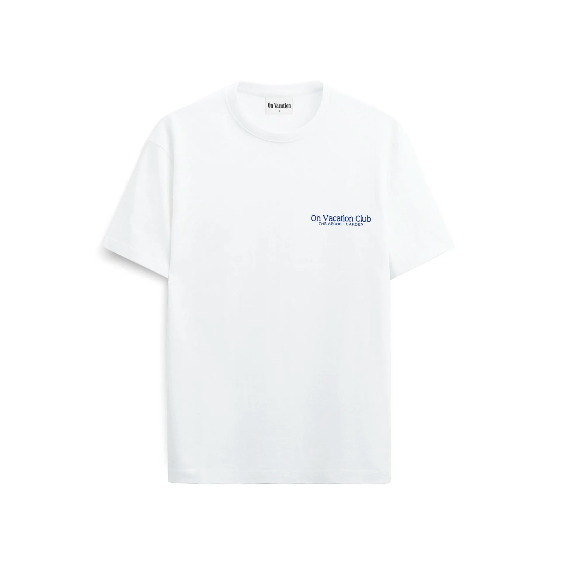SANTORINI T-SHIRT - WHITE ON VACATION