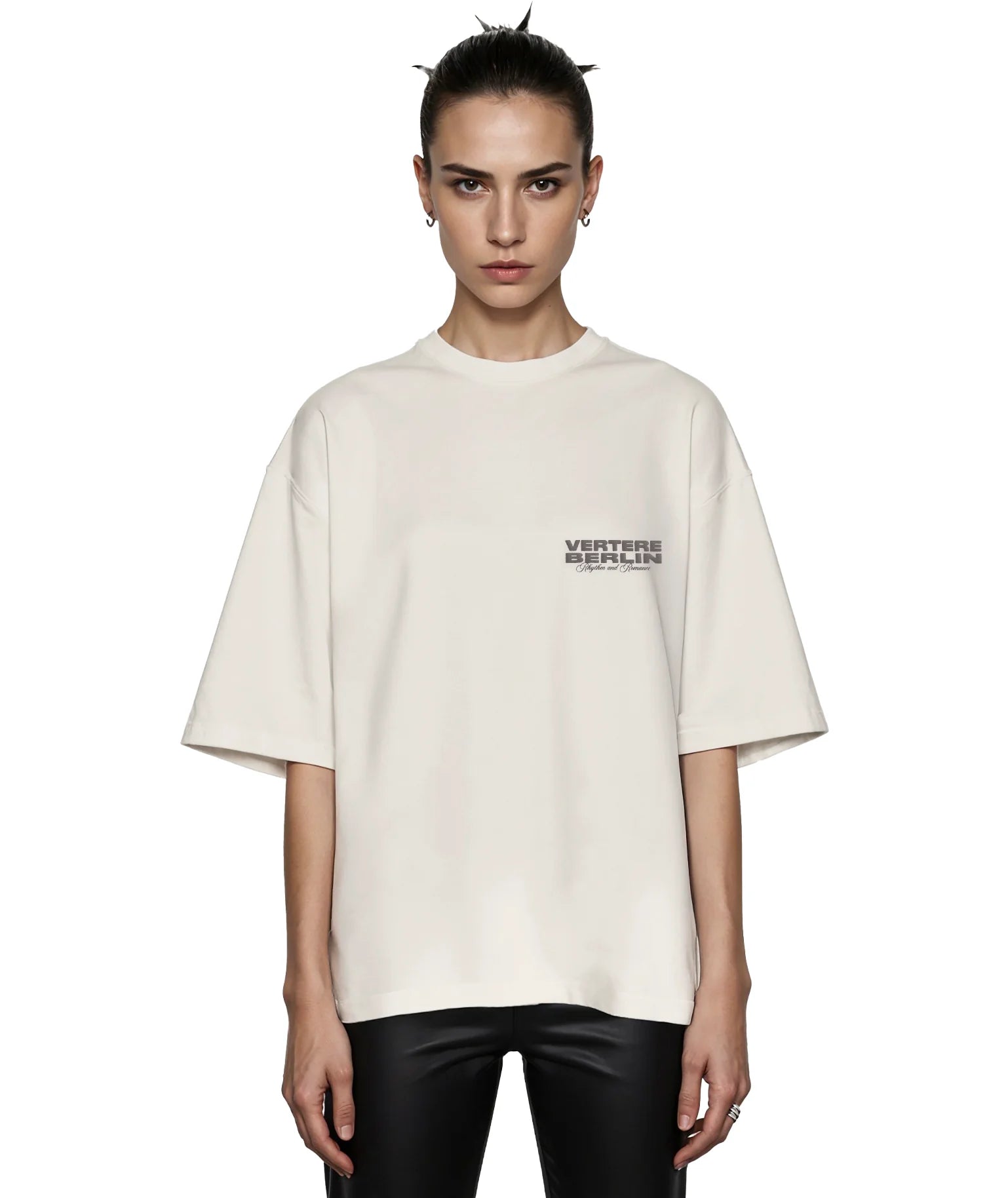 STUDIO LOGO T-SHIRT - BEIGE VERTERE BERLIN
