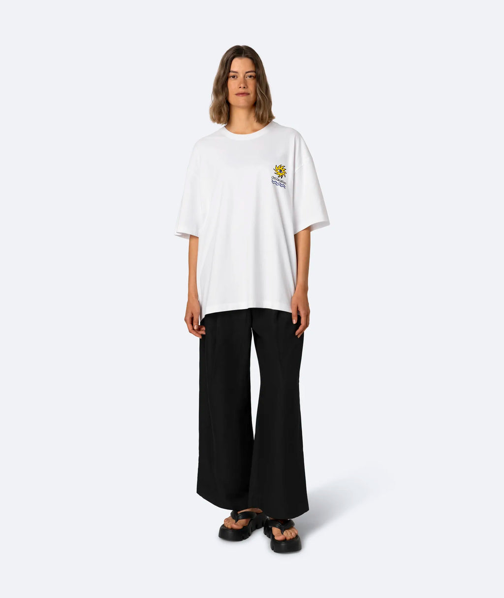 SUN EYE T-SHIRT - WHITE ON VACATION