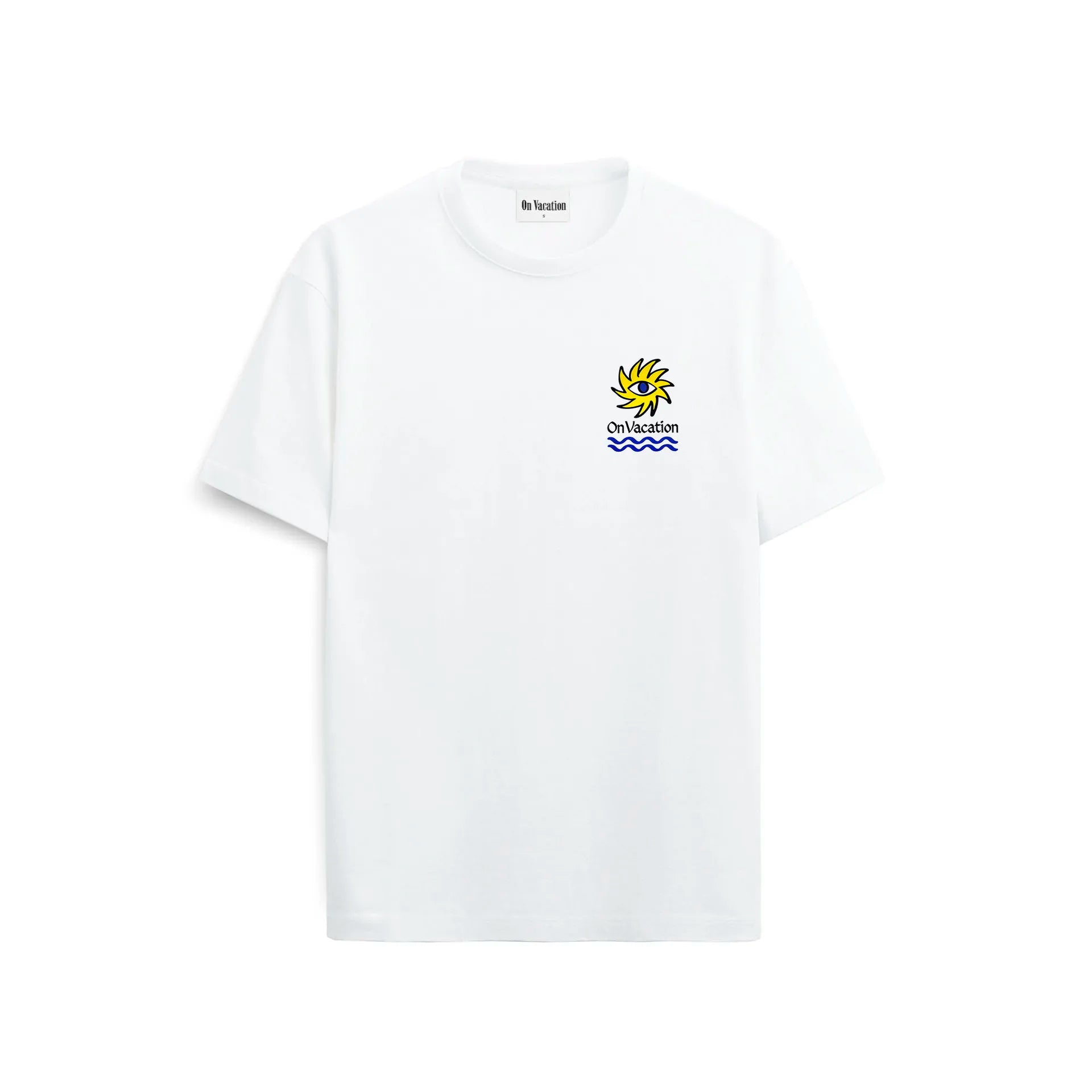 SUN EYE T-SHIRT - WHITE ON VACATION