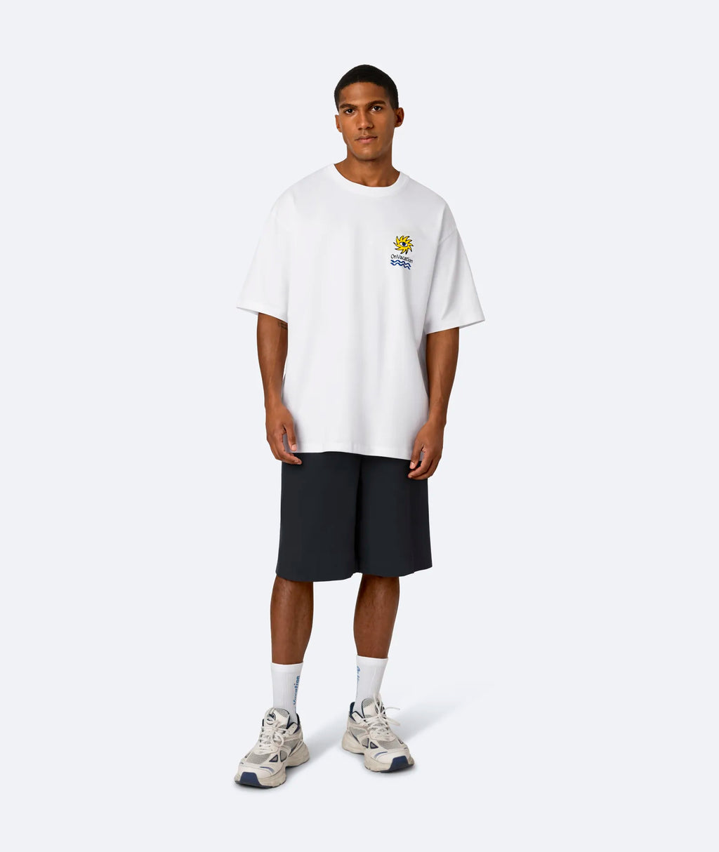 SUN EYE T-SHIRT - WHITE ON VACATION