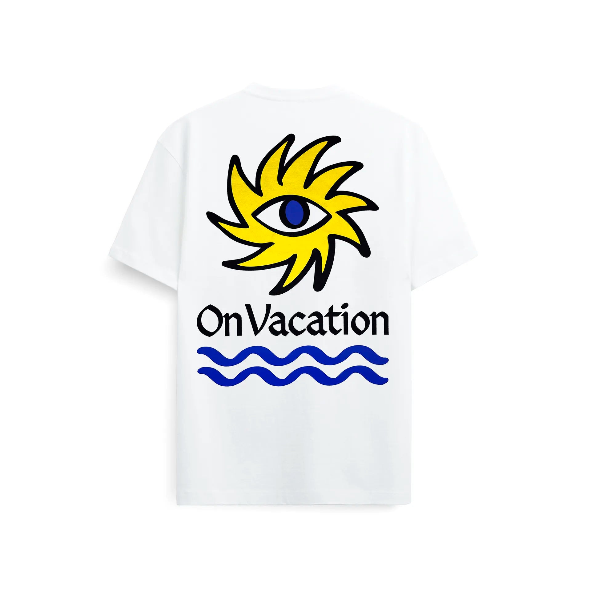 SUN EYE T-SHIRT - WHITE ON VACATION