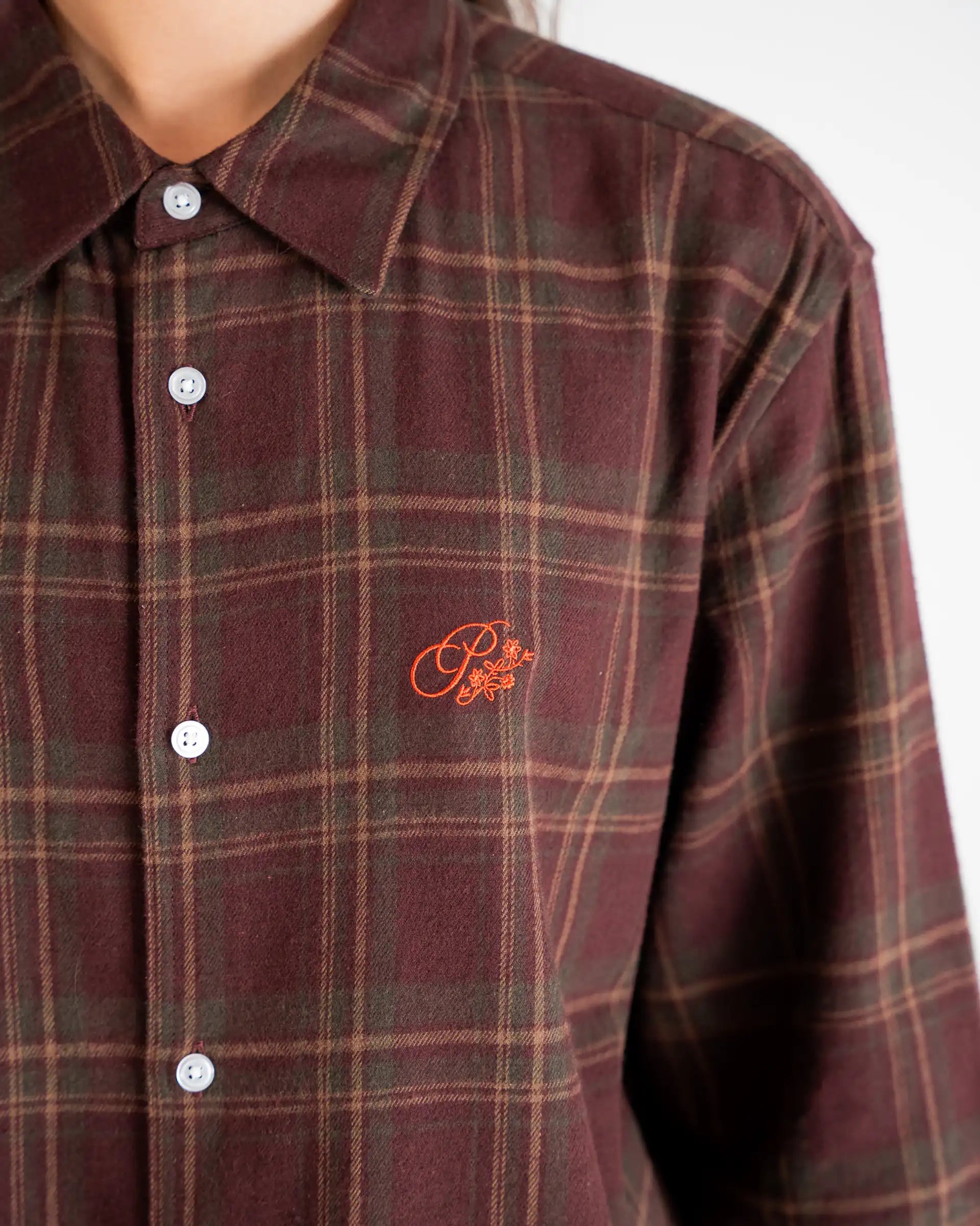Timber Flannel Shirt Bordeaux PROHIBITED