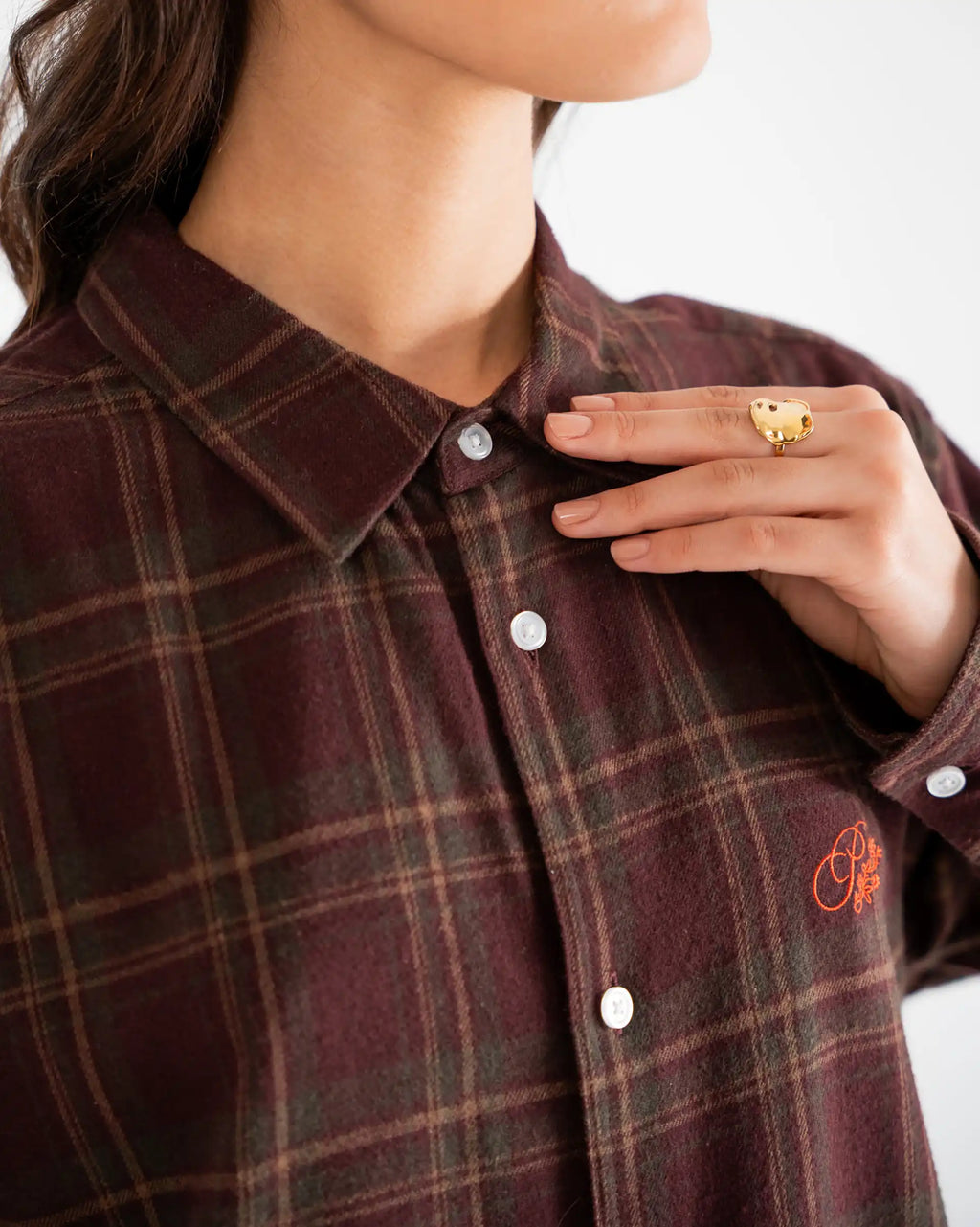 Timber Flannel Shirt Bordeaux PROHIBITED