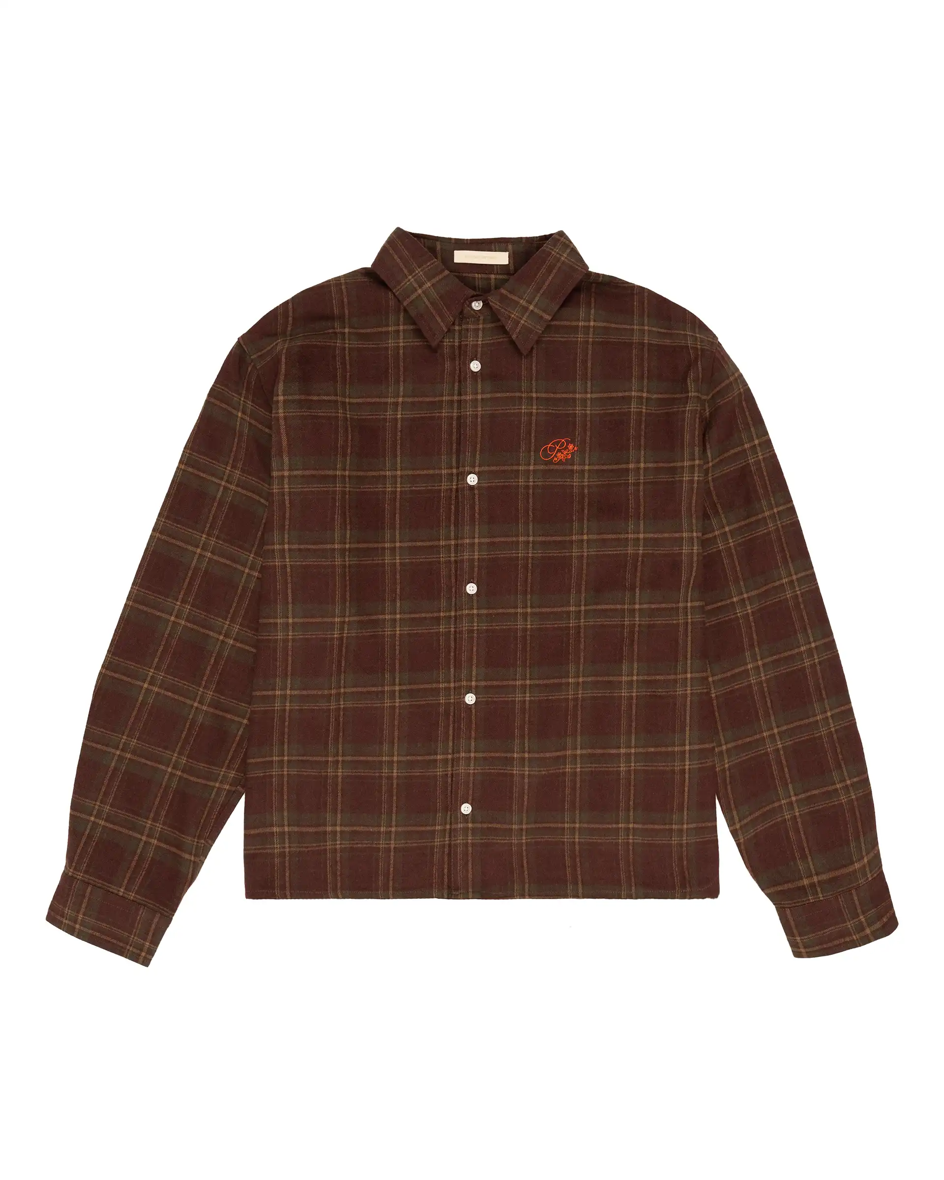 Timber Flannel Shirt Bordeaux PROHIBITED
