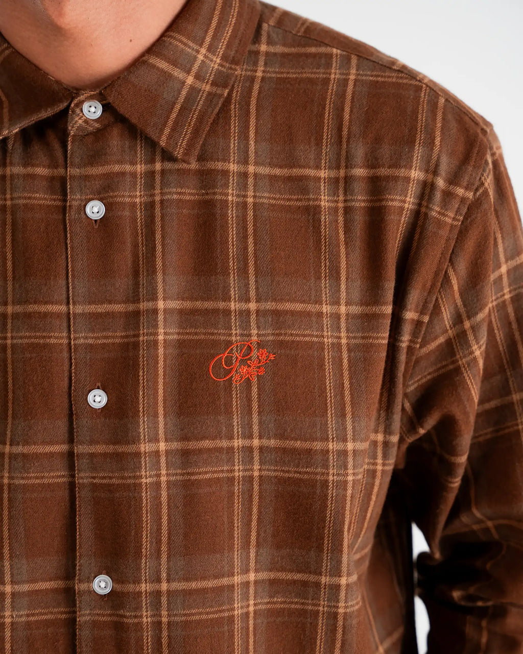 Timber Flannel Shirt Brown PROHIBITED