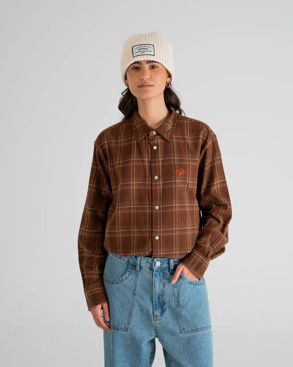 Timber Flannel Shirt Brown PROHIBITED