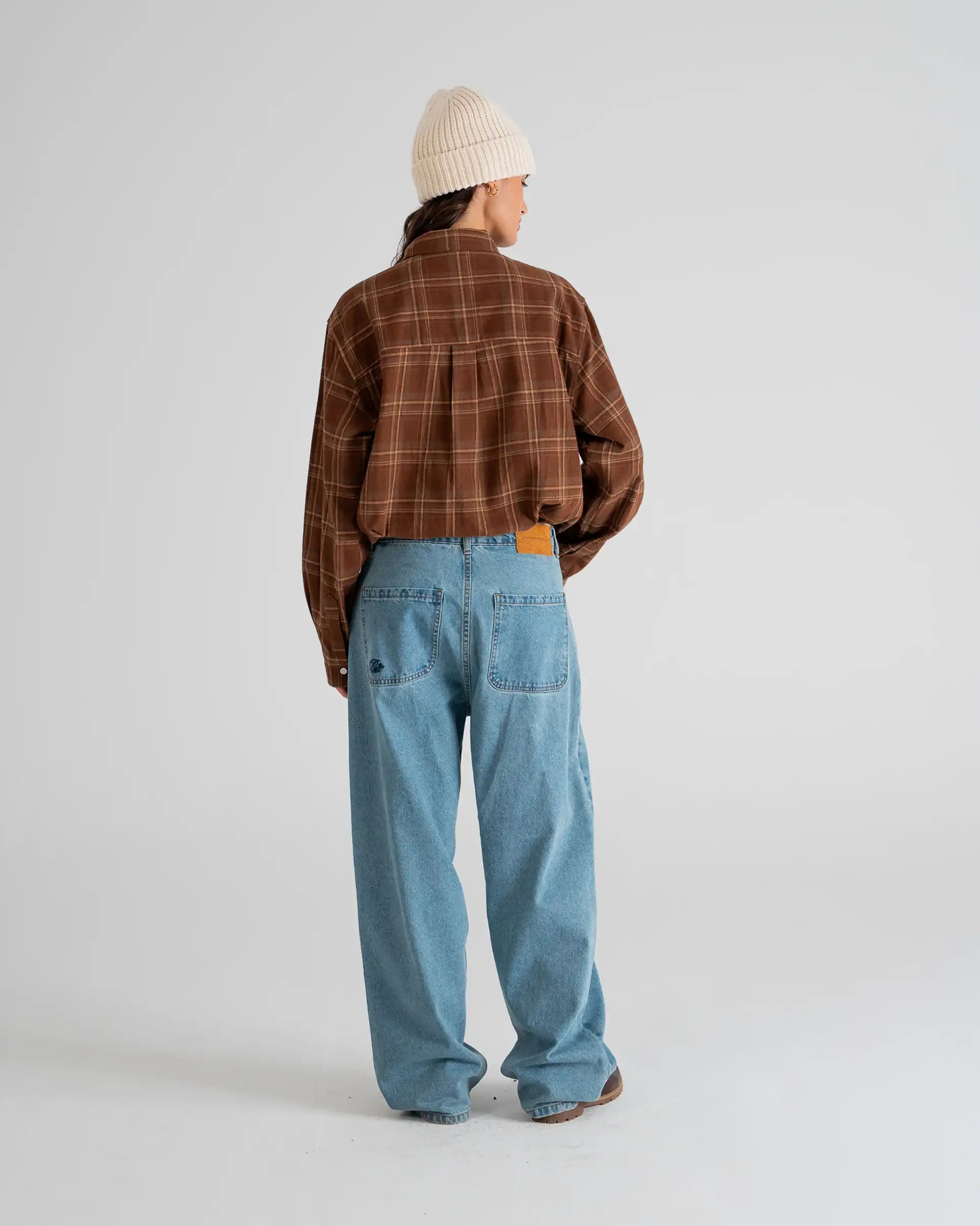 Timber Flannel Shirt Brown PROHIBITED