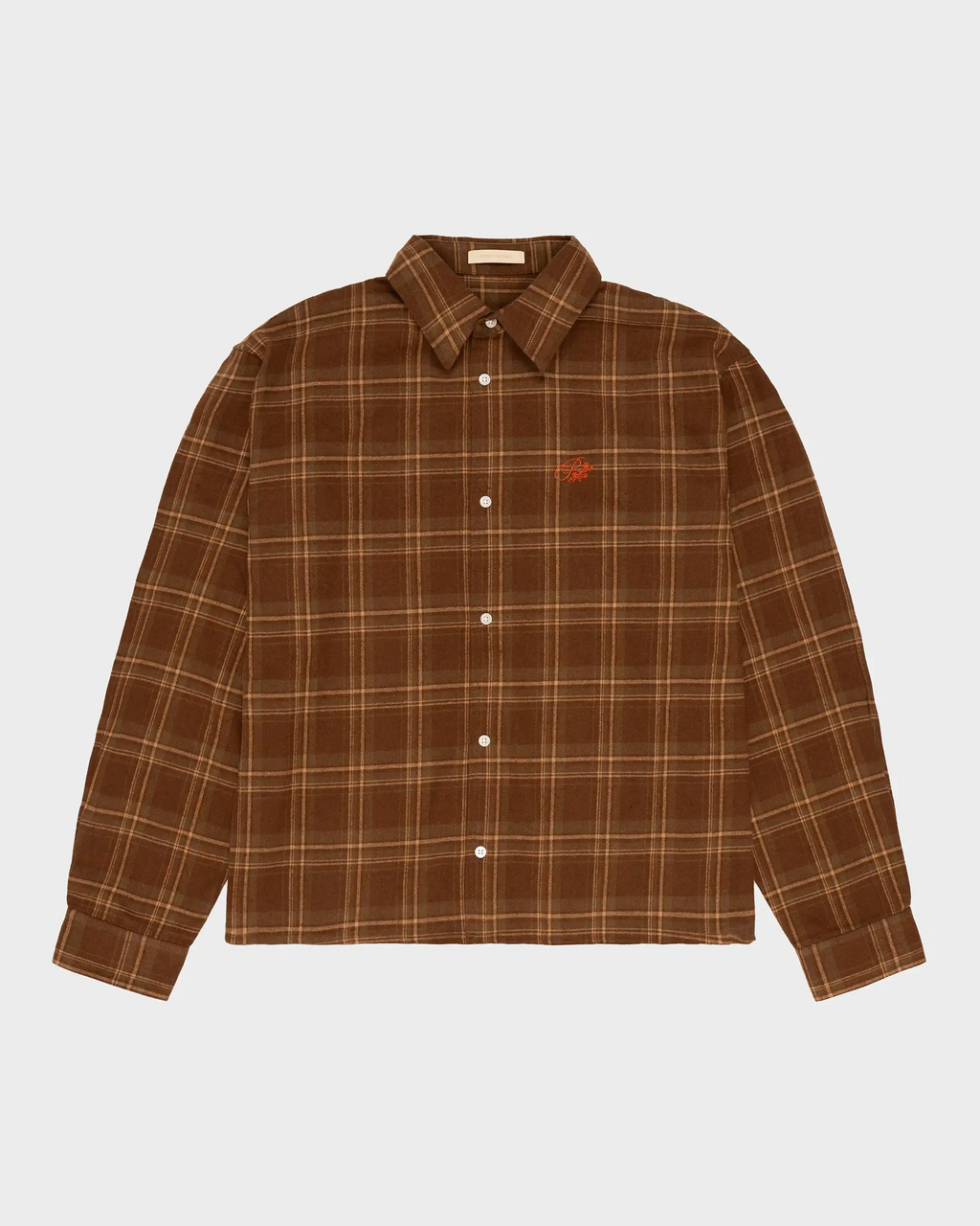 Timber Flannel Shirt Brown PROHIBITED