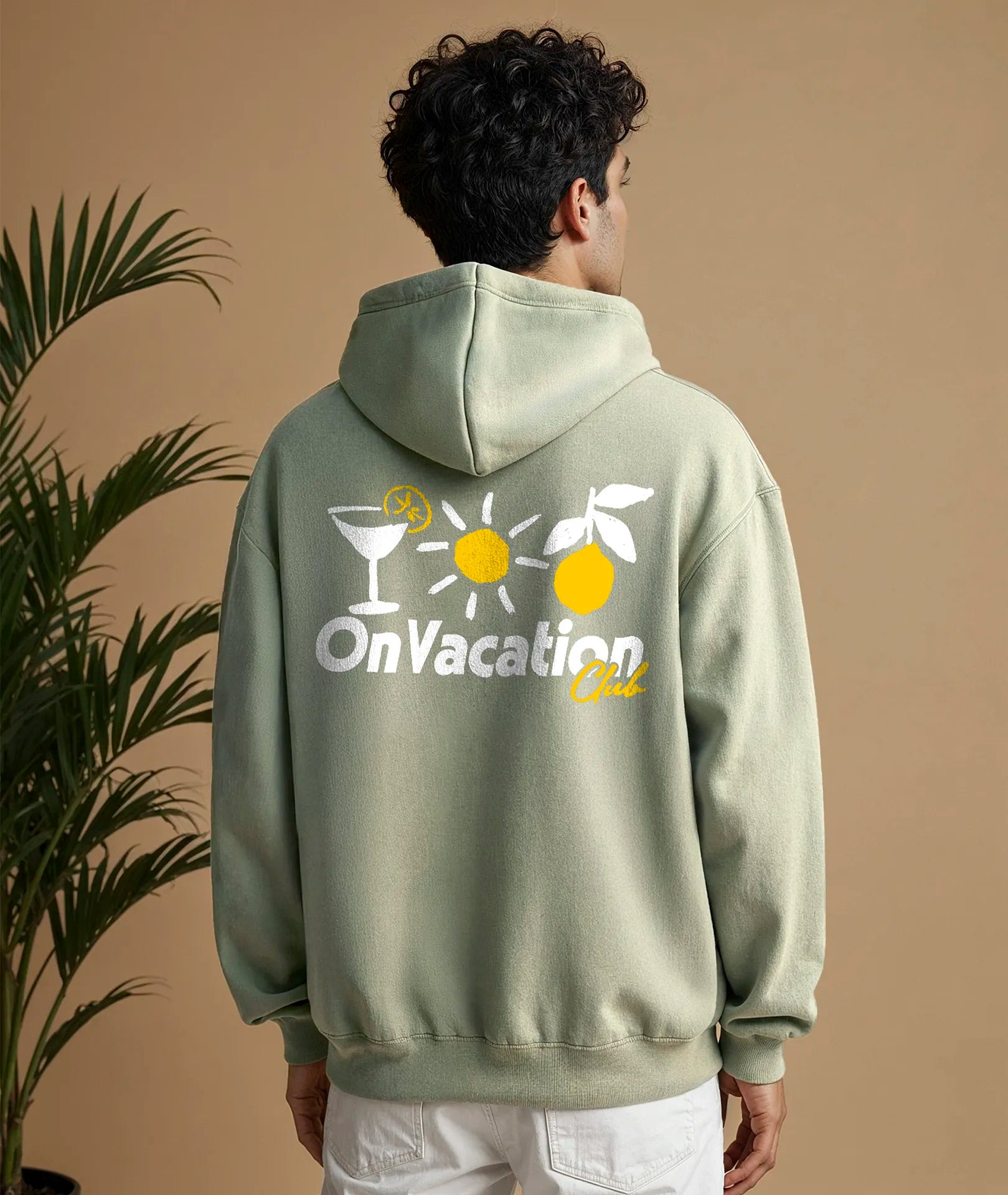Triple Fun Hoodie - Mint On Vacation