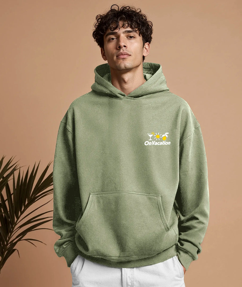 Triple Fun Hoodie - Mint On Vacation