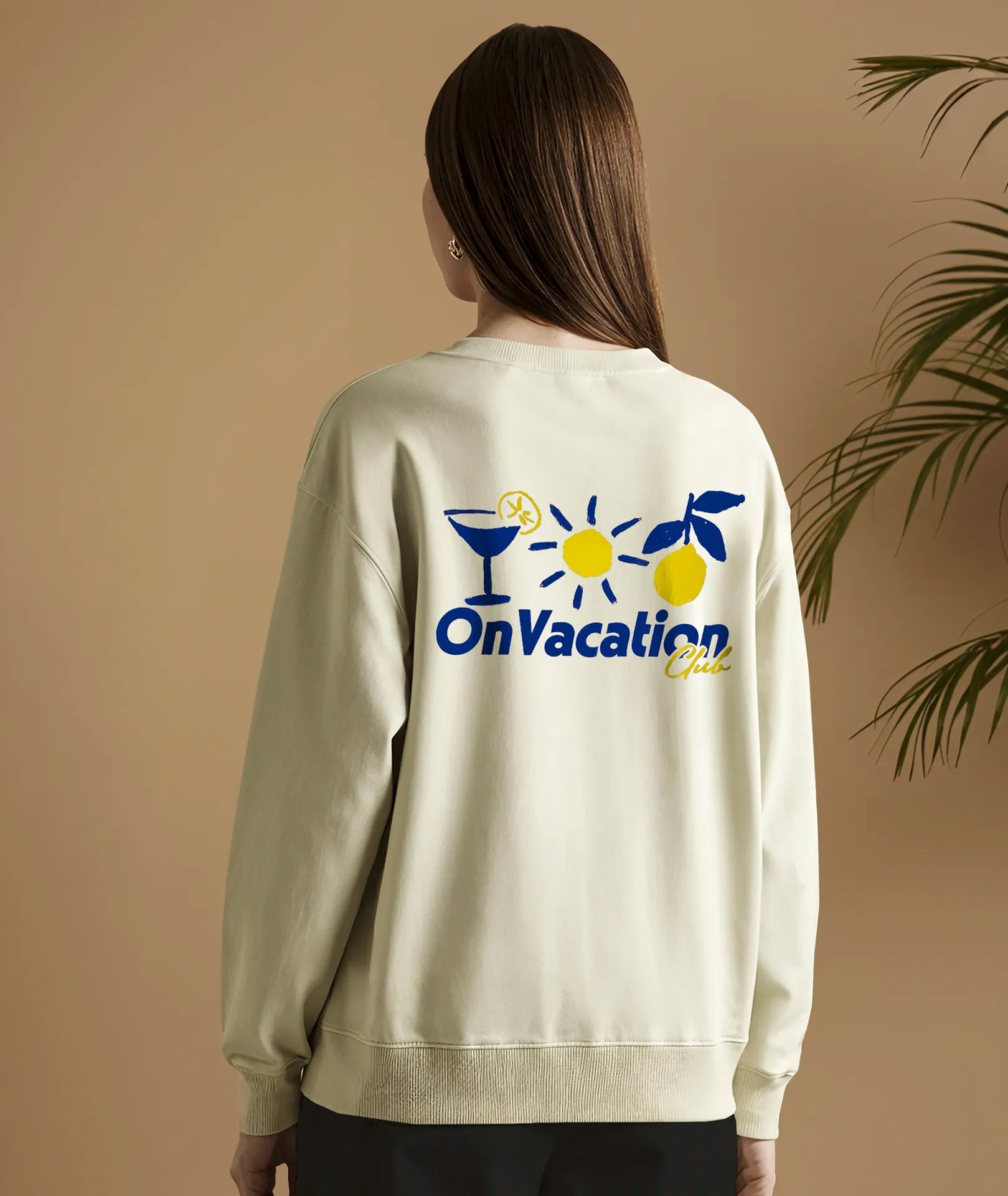Triple Fun Sweater - Beige On Vacation