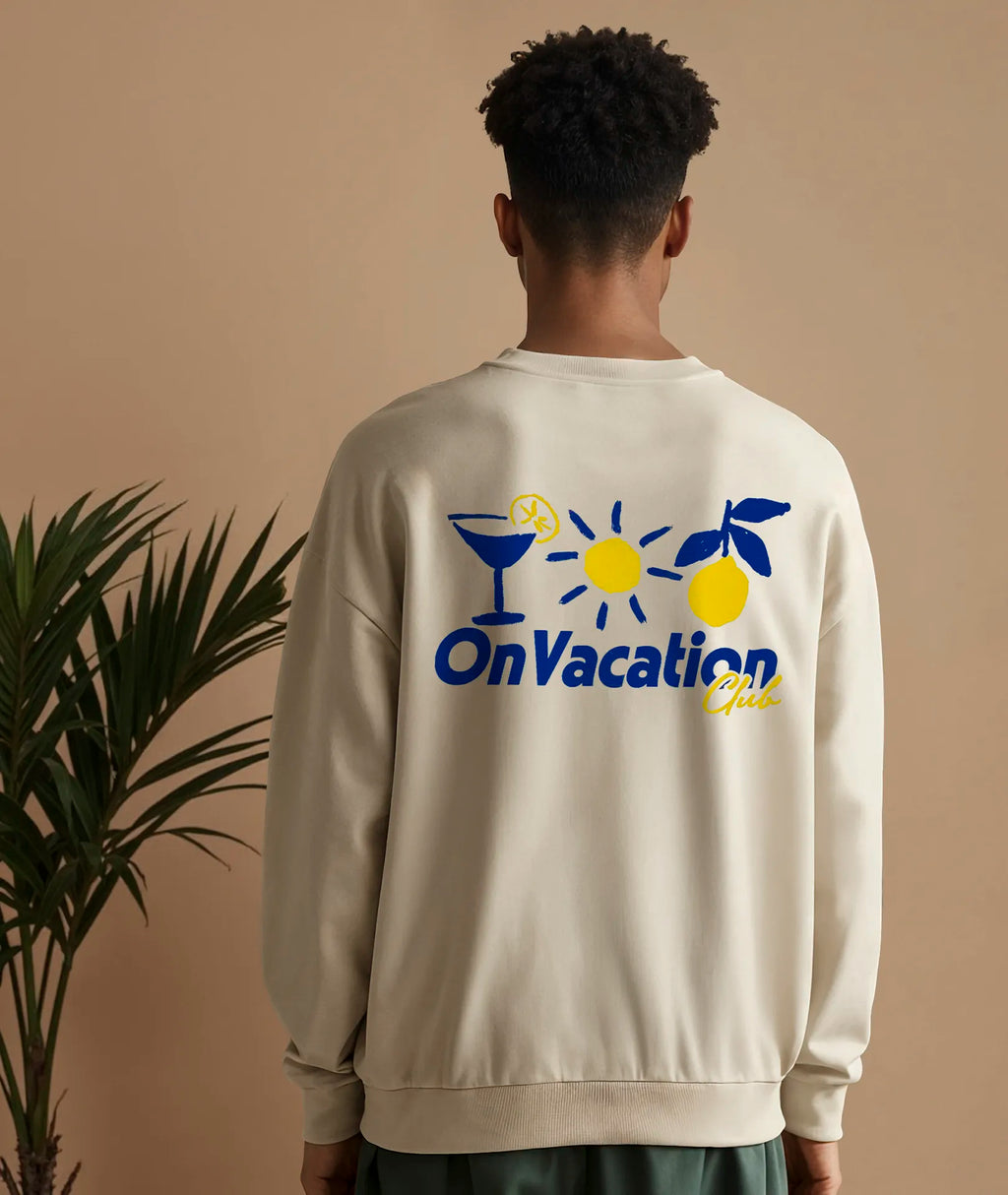 Triple Fun Sweater - Beige On Vacation