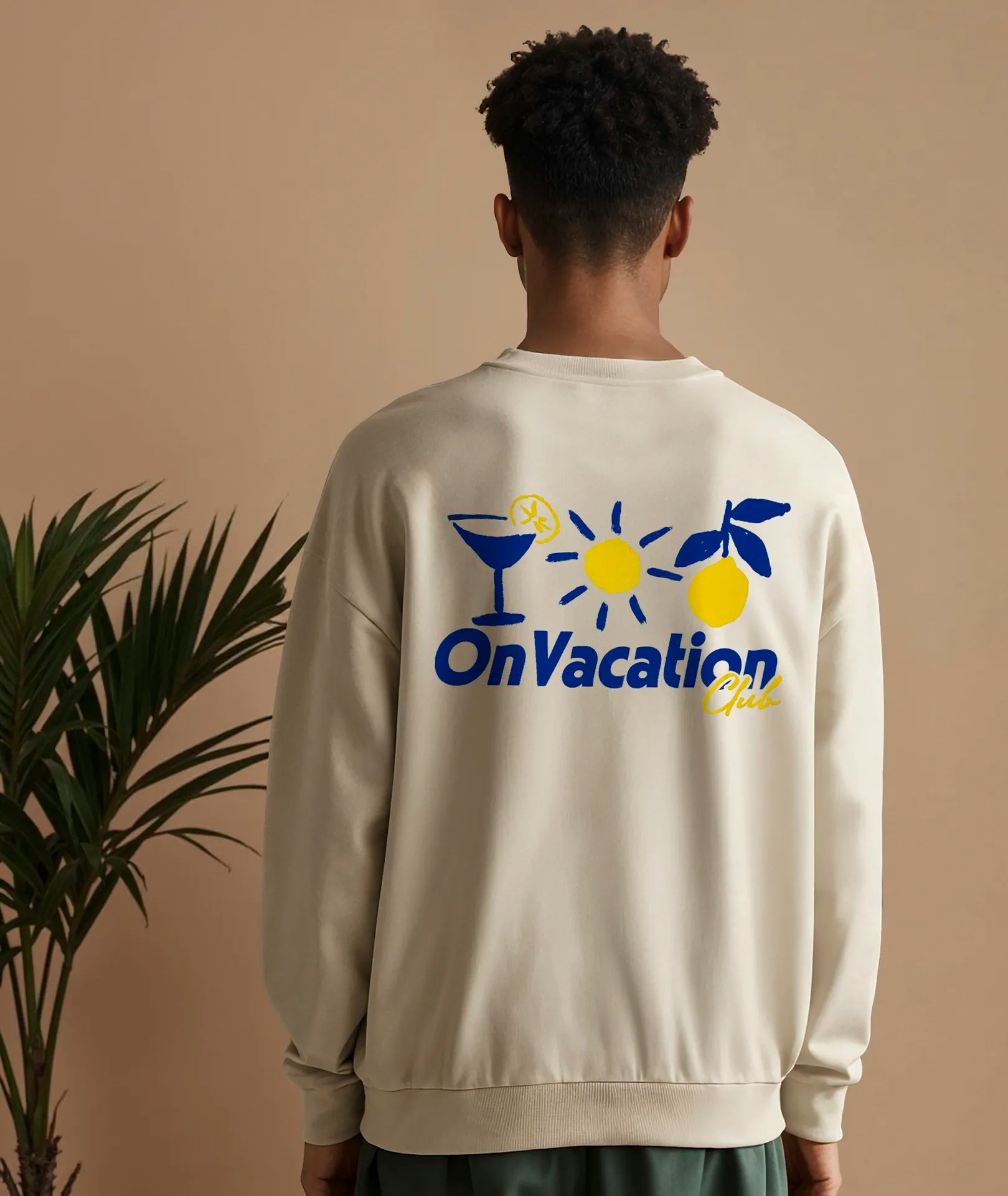 Triple Fun Sweater - Beige On Vacation