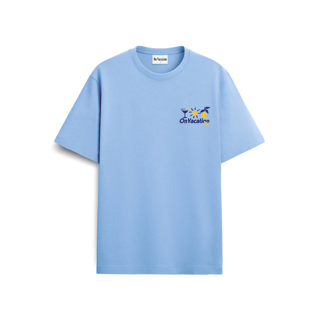 Triple Fun T-Shirt - Light Blue On Vacation