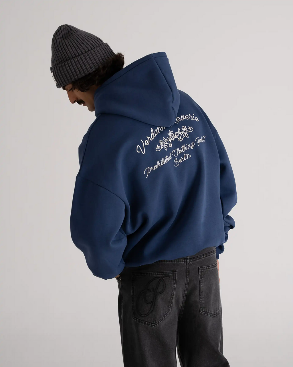 Verdant Reverie Hoodie Blue PROHIBITED