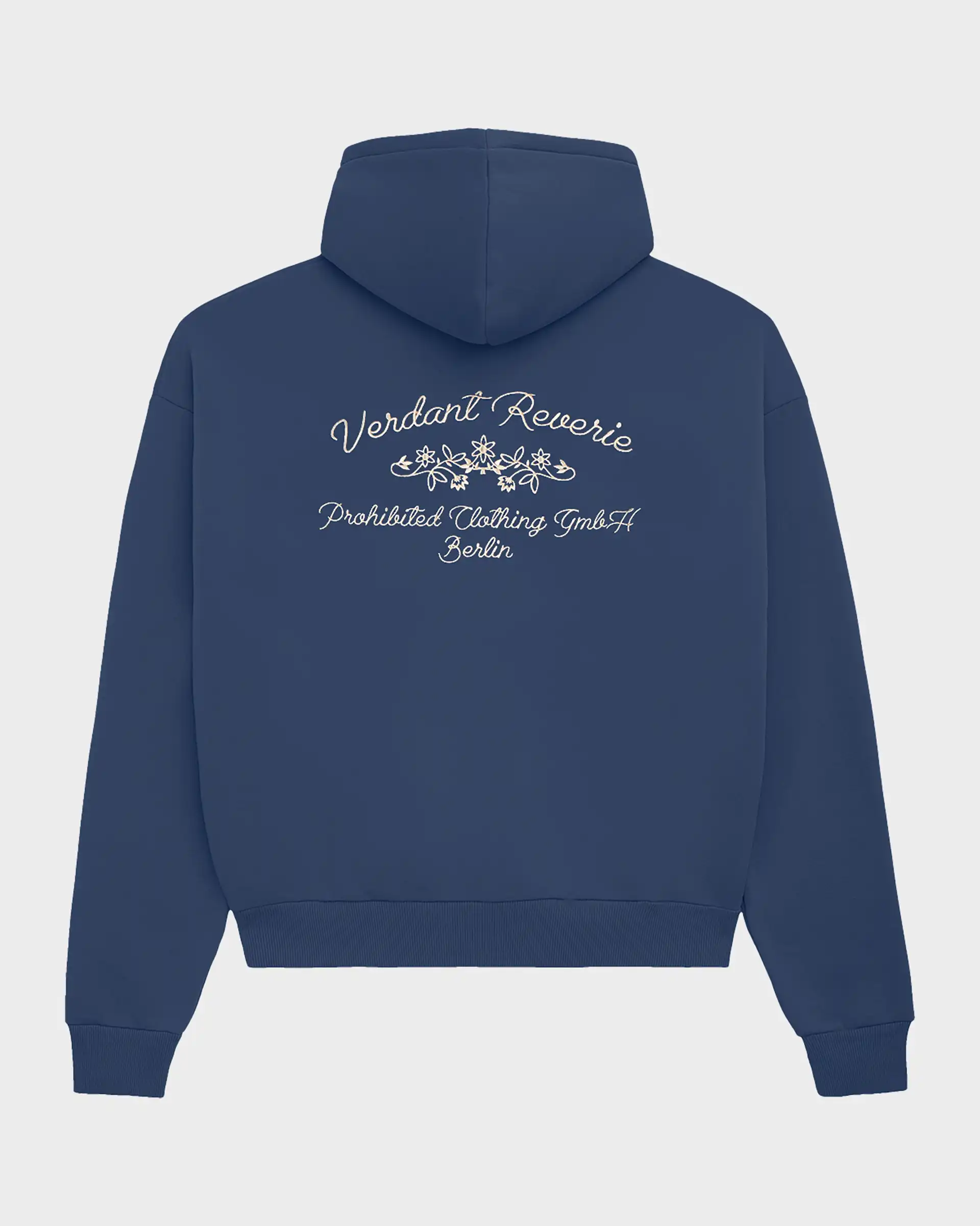 Verdant Reverie Hoodie Blue PROHIBITED