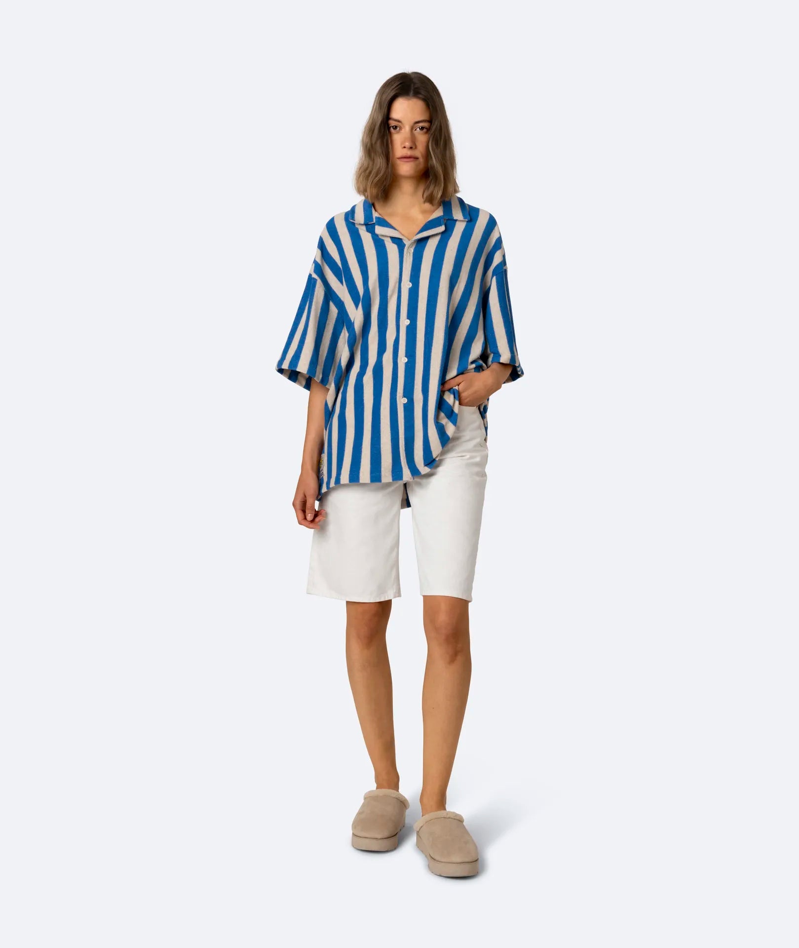 WAVE FROTTEE SHIRT - MULTI ON VACATION