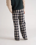 Wood Plaid Pants Blue PROHIBITED