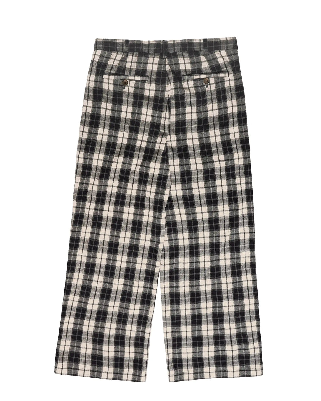 Wood Plaid Pants Blue PROHIBITED