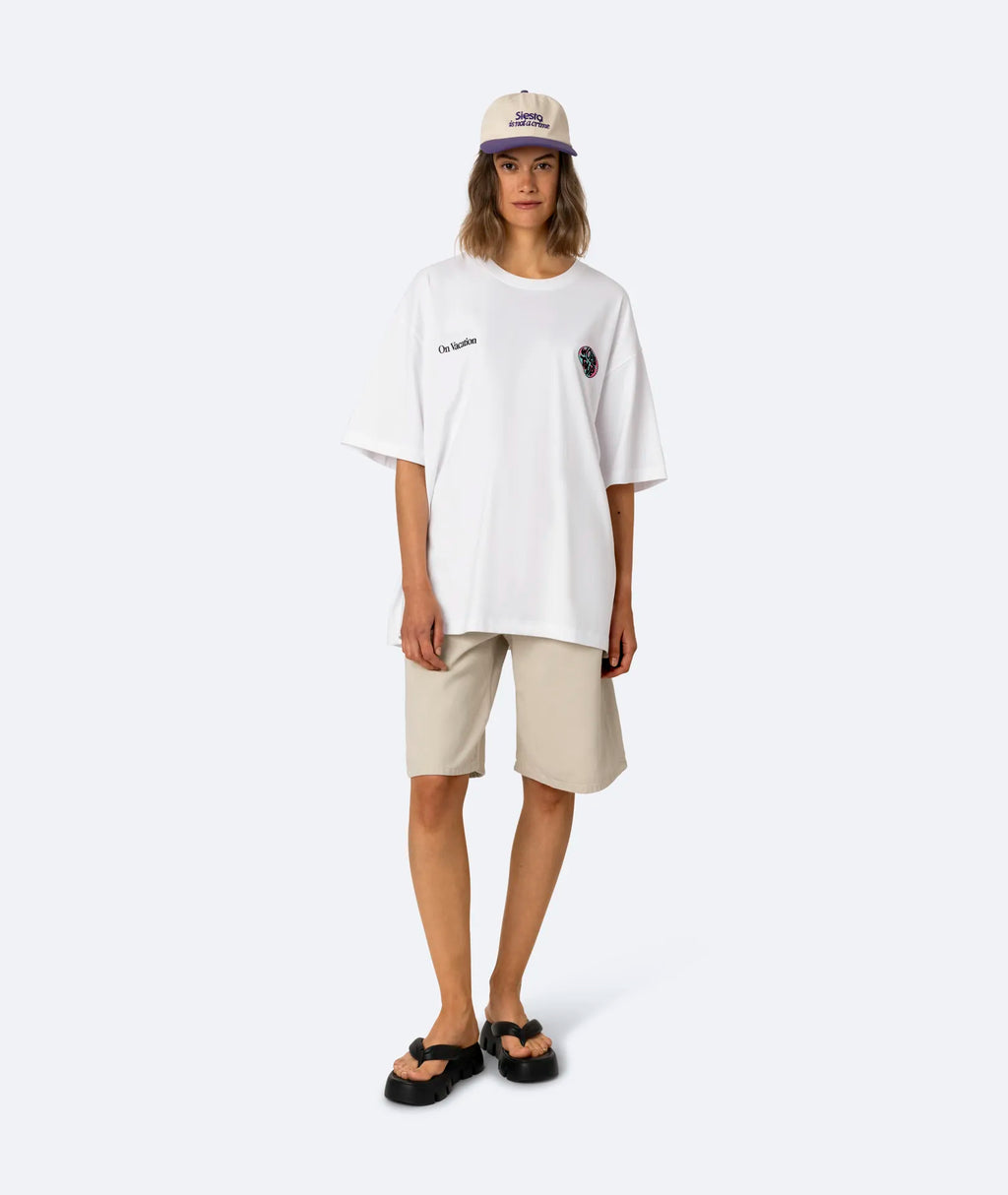 WORLD TOUR T-SHIRT - WHITE ON VACATION