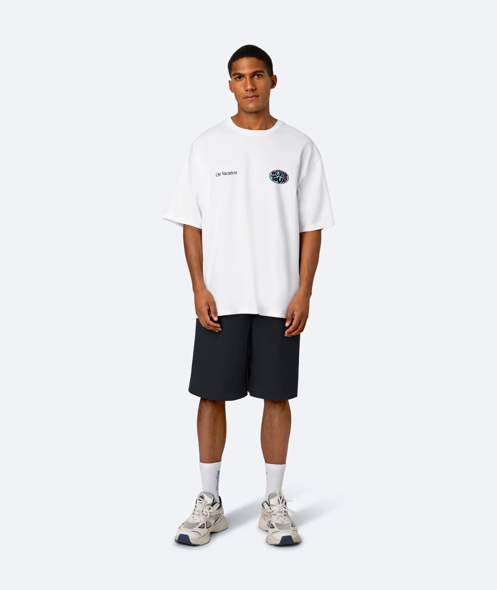WORLD TOUR T-SHIRT - WHITE ON VACATION