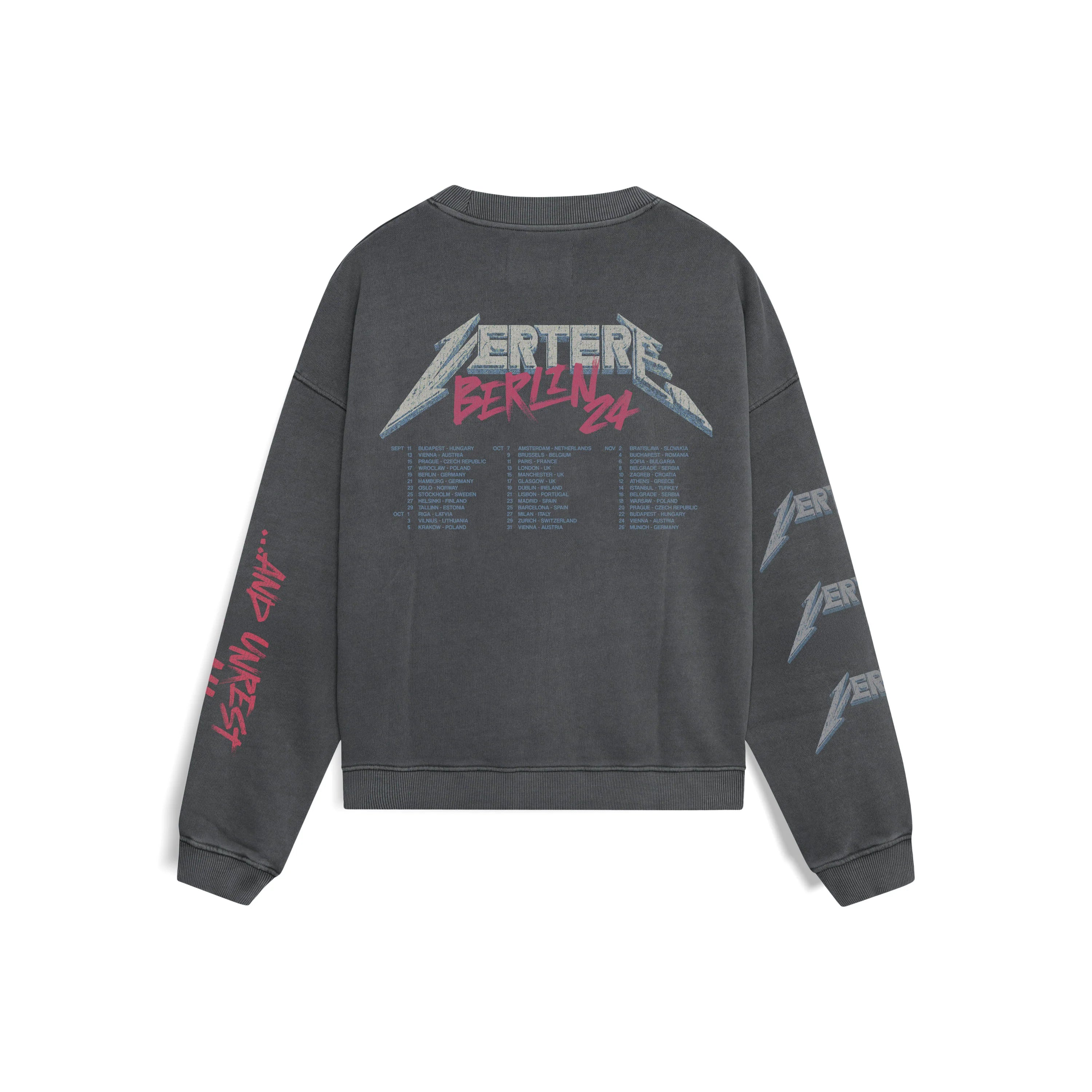 JUSTICE SWEATER - WASHED BLACK VERTERE BERLIN